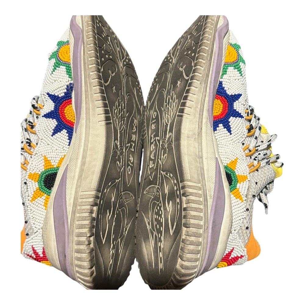 Farm Rio Colorful Beaded Platform Sneakers - Picture 8 of 10